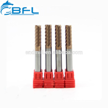 BFL CNC Machine Cutting Tools,Carbide 6 Flutes Finishing End Mill For Steel